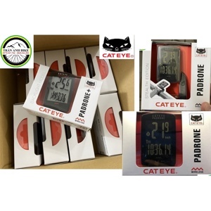 Đồng hồ tốc độ Cateye Padrone + CC-PA110W