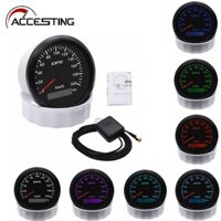 Đồng hồ tốc độ GPS 85mm Chống nước chống bụi Kỹ thuật số GPS Speedomoter 200km / h cho tất cả các phương tiện, tàu biển, xe địa hình (7 màu)