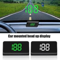 Đồng hồ tốc độ kỹ thuật số NOVALINX, Màn hình hiển thị đầu xe di động bằng nhựa, phích cắm và chạy bền bỉ Máy chiếu kính chắn gió đa năng Xe kỹ thuật số