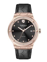 ĐỒNG HỒ TOPHILL TA053G.MB3152 Nam Máy automatic Dây da Kính sapphire 5ATM