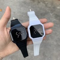 Đồng Hồ Touch Watch cảm ứng Led dây cao su Unisex cá tính