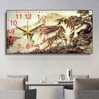Đồng hồ tráng gương 5D, mẫu đồng hồ Rồng Hổ, Mã:8