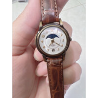 đồng hồ trăng sao nữ hiệu Elnard quartz
