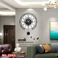 Đồng hồ trang trí hiện đại phong cách Châu Âu DX63