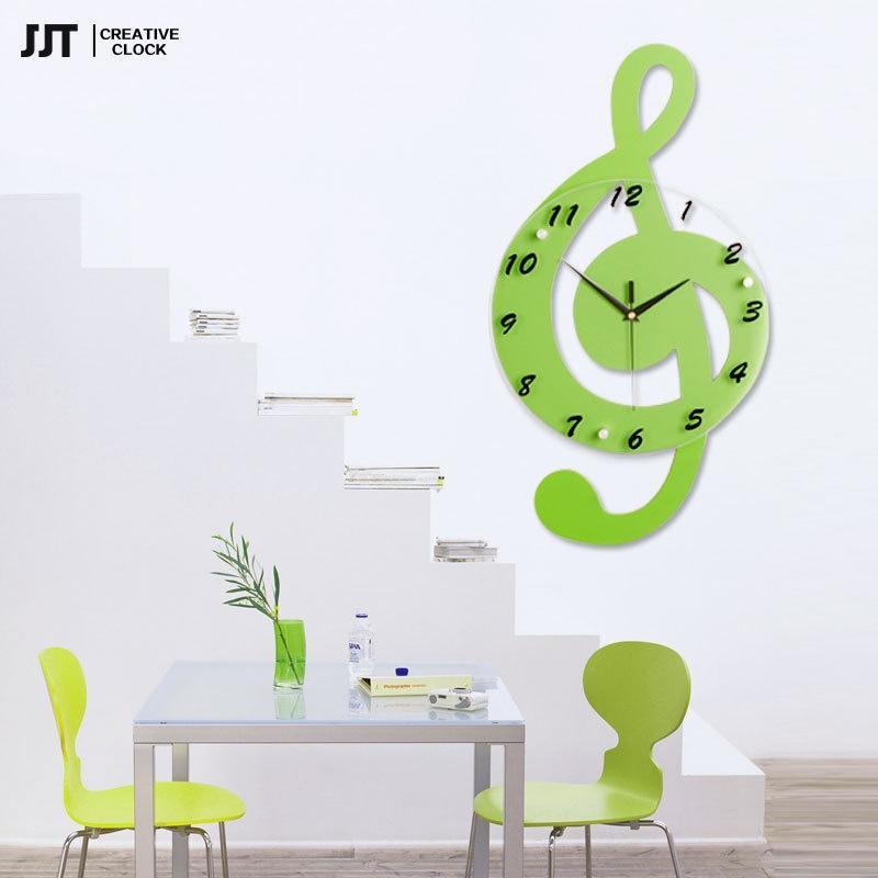 Đồng hồ trang trí nghệ thuật JT1008 - Khóa Son âm nhạc
