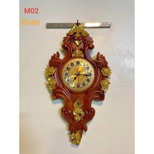 Đồng hồ trang trí nghệ thuật M02 - Chim công dáng ngọc