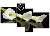 Đồng hồ tranh Hoa loa kèn trắng Suemall HL140706