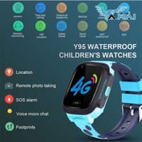 Đồng hồ trẻ em 2020 Y95H/C90, định vị 4G, WIFI chính xác, video call, chống nước IP67/Đồng hồ định vị Y92/DF25/Y85S