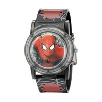 Đồng hồ trẻ em bé trai Spider Man không số dây silicon