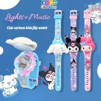 Đồng hồ trẻ em đèn led đổi màu đồng hồ đeo tay hoạt hình phụ kiện thời trang cho bé PK205