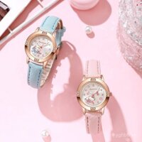 Đồng hồ trẻ em hoạt hình mới Ins, đồng hồ quartz cho học sinh tiểu học, quà tặng cho bé trai và bé gái, đồng hồ thời gian Kuromi My Melody