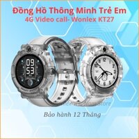 Đồng Hồ Trẻ Em Nam Nữ Thông Minh Định Vị Chống Nước Lắp SIM Nghe Gọi Giá Rẻ Wonlex KT27