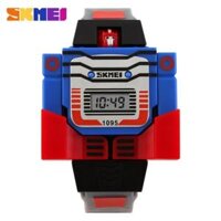Đồng Hồ Trẻ Em SKMEI LED Cartoon Robot Transformation Đồ Chơi Đồng Hồ Đeo Tay Thời Trang Thể Thao Cho Bé Trai Đỏ 1095