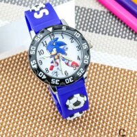 Đồng hồ trẻ em Sonic Dây đeo silicon chống thấm nước Đồng hồ thạch anh Thể thao ngoài trời Trang phục sinh nhật trẻ em Giáng sinh Sonic The Hedgehog