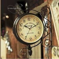 Đồng hồ treo tường 2 mặt 01