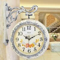 Đồng hồ treo tường 2 mặt 04