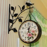 Đồng hồ treo tường 2 mặt 05