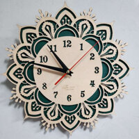 Đồng hồ treo tường bằng gỗ, hỗ trợ phí vận chuyển khi đặt hàng