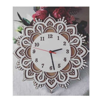 Đồng hồ treo tường bằng gỗ, hỗ trợ phí vận chuyển khi đặt hàng