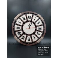 Đồng hồ treo tường bện dây phong cách máy nhật