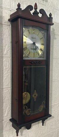 Đồng hồ treo tường Citizen có quả lắc chuông gông 2 búa đồng size khủng 83CM