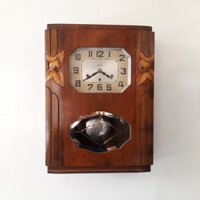 Đồng Hồ Treo Tường Cổ Quả Lắc Hộp Gỗ Hiệu M.K Pháp 8gongs Chuông Nhạc Wesminster