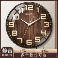 Đồng Hồ Treo Tường Dạ Quang Đa Năng Sáng Tạo Không Gây Tiếng Ồn Trang Trí Phòng Khách / Phòng Ngủ