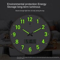 Đồng hồ treo tường dạ quang đồng hồ thạch anh thời trang đồng hồ treo tường phòng khách đồng hồ phòng ngủ đồng hồ tròn gia dụng hiện đại