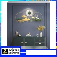 Đồng Hồ Treo Tường, Đồng Hồ Trang Trí Decor Vòng Mã Hươu Vàng Mã m002