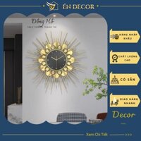 Đồng Hồ Treo Tường, Đồng Hồ Trang trí, Mặt Trời, Nghệ Thuật, Kim Trôi, Én Decor