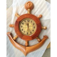 Đồng hồ treo tường gỗ Cẩm Lai mặt lớn cao cấp cao 60cm