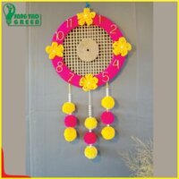 ĐỒNG HỒ TREO TUONG HANDMADE THU CÔNG,TRANG TRI DECOR PHÒNG NGỦ,PHÒNG KHÁCH