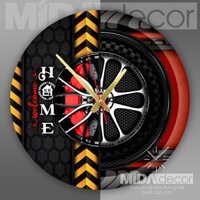 Đồng hồ treo tường hình bánh xe