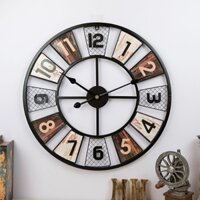 Đồng hồ treo tường hình tròn mặt số hiện đại DH-DH2007