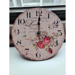 Đồng hồ treo tường hoa hồng - 094