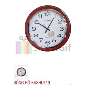 Đồng hồ treo tường Kashi K-19