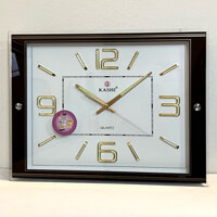 Đồng hồ treo tường Kashi kim trô k56 siêu tĩnh mặt số dạ quang