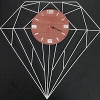 Đồng hồ treo tường Kim cương 70x70cm 			 			 			 | Hoàng Anh SG Shop
