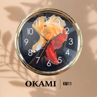 Đồng hồ treo tường kim trôi OKAMI KM11