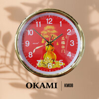 Đồng hồ treo tường kim trôi OKAMI KM08