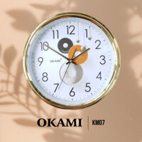 Đồng hồ treo tường kim trôi OKAMI KM07