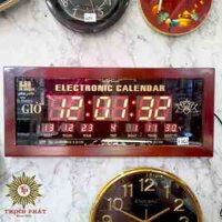 ĐỒNG HỒ TREO TƯỜNG LỊCH VẠN NIÊN - GỖ - 68 X 29MM