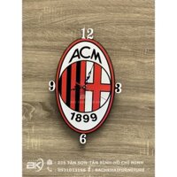 ĐÔNG HỒ TREO TƯƠNG LOGO CLB AC MILAN