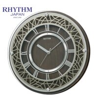 Đồng hồ treo tường Nhật Bản Rhythm CMG103NR06 Kt 29.8 x 4.8cm, 1.05kg Vỏ gỗ. Dùng Pin