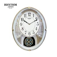 Đồng hồ treo tường Nhật Bản Rhythm 4MJ438WR13 Kt 30.7 x 39.3 x 7.3cm, 1.25kg Vỏ nhựa