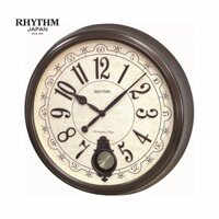 Đồng hồ treo tường Nhật Bản Rhythm CMJ504NR06 Kt 53.4 x 8.2cm, 3.33kg Vỏ nhựa, dùng PIN