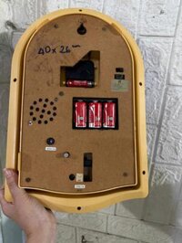 Đồng hồ treo tường Nhật Disney – Mickey & Minnie có nhạc dễ thương