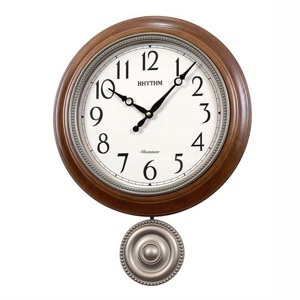 Đồng hồ treo tường Rhythm Wooden Wall Clock CMJ549NR06