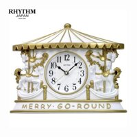 Đồng hồ treo tường Rhythm CMH746NR03 Kt 35.0 x 27.0 x 7.5cm, 690g Vỏ gỗ. Dùng Pin.