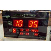 Đồng hồ treo tường,Lịch vạn niên uy tín chất lượng.Kích thước 40 x 45cm thiết kế đẹp sang trọng.